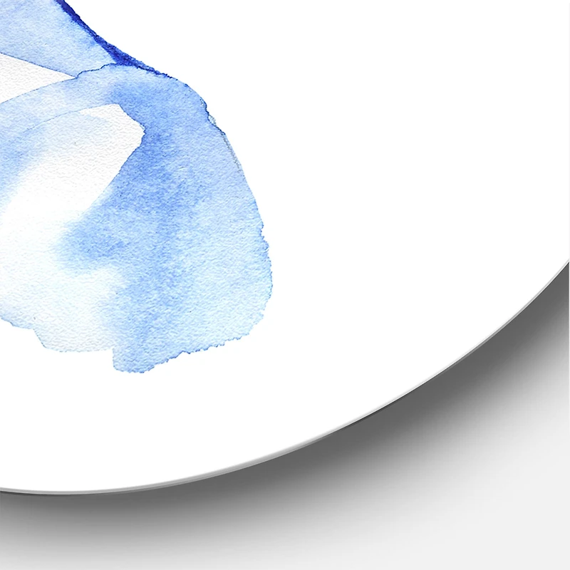 Designart - Blue Fashion Portrait of Afro American Woman