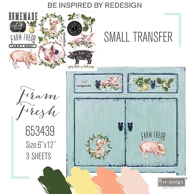 Prima® Re-Design® Farm Fresh Décor Transfers