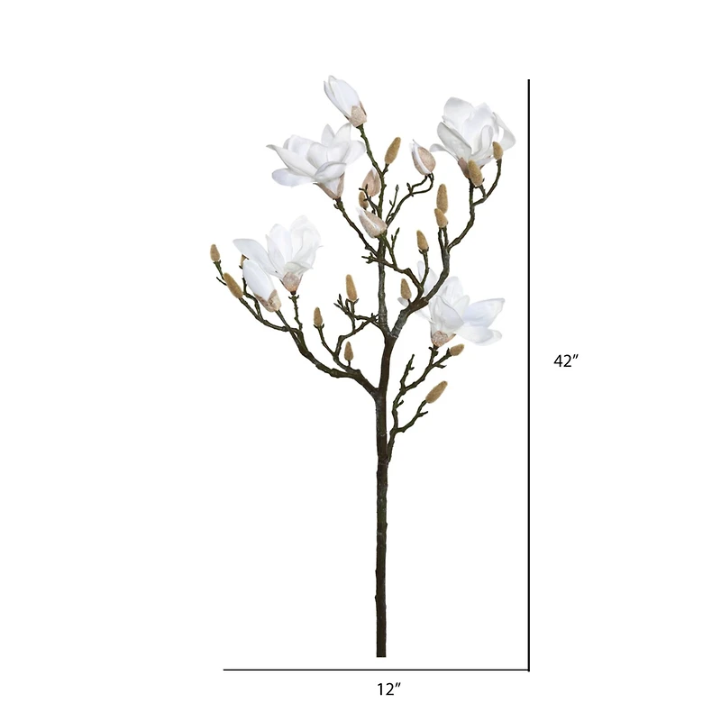 White Magnolia Spray