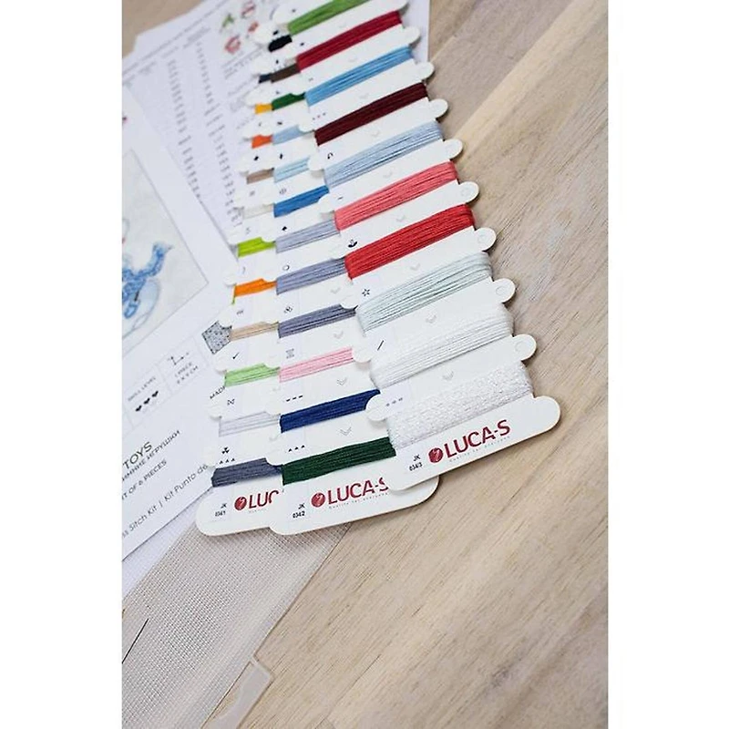 Luca-S Winter Toys Plastic Canvas Counted Cross Stitch Kit