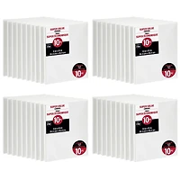 4 Packs: 10 ct. (40 total) 8" x 10" Super Value Canvas by Artist's Loft®