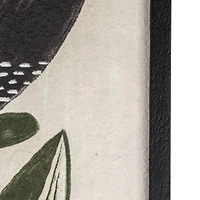 Hello Honey® Black & Cream Flowers Wood Framed Textured Wall Décor Set