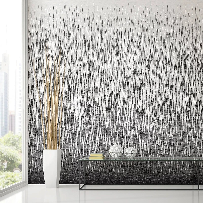 A-Street Prints Amaya Black Wall Mural