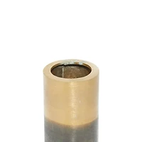 The Novogratz 10" Brown Aluminum Rustic Vase