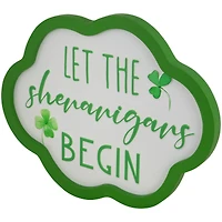 Let the Shenanigans Begin Framed Wall Sign