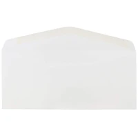JAM Paper 4" x 9.5" White Commercial Window Envelope