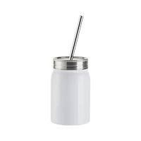 Craft Express 4ct. 17oz. Sublimation Mason Jars w/Straws