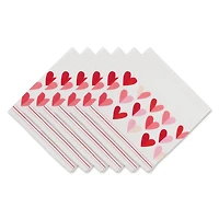 DII® Two Hearts Print Napkins, 6ct.