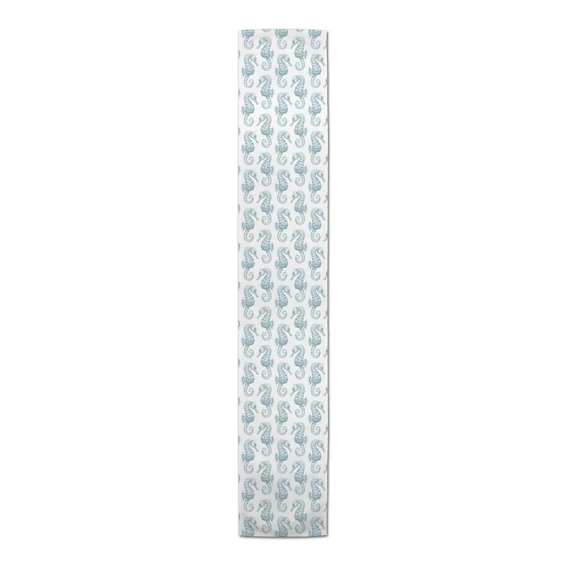 Seahorses Outdoor Table Runner