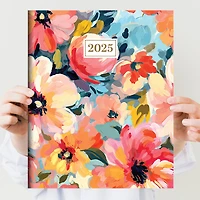 TF Publishing 2025 Impressionistic Flowers Large Monthly Planner