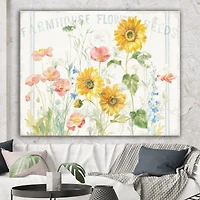 Designart - Floursack Florals I