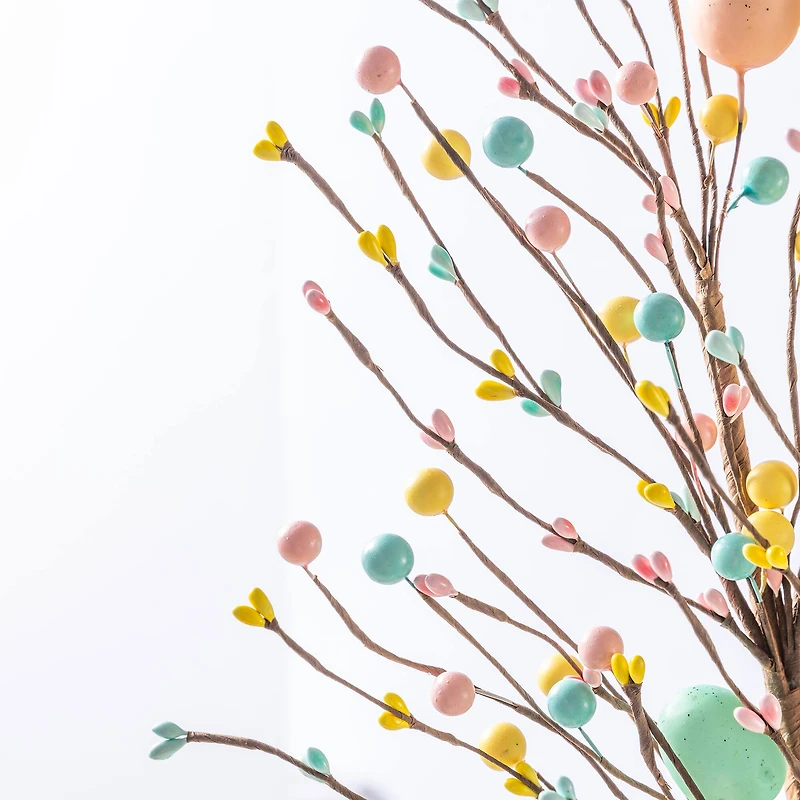 Glitzhome® 28" Easter Berries & Eggs Picks Set