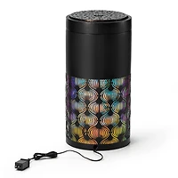 Glitzhome® 24" Metal LED Cutout Pattern Outdoor Fountain