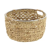 Tan Sea Grass Natural Storage Basket Set