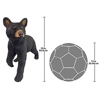 Design Toscano 20" Snooping Cub Black Bear Statue