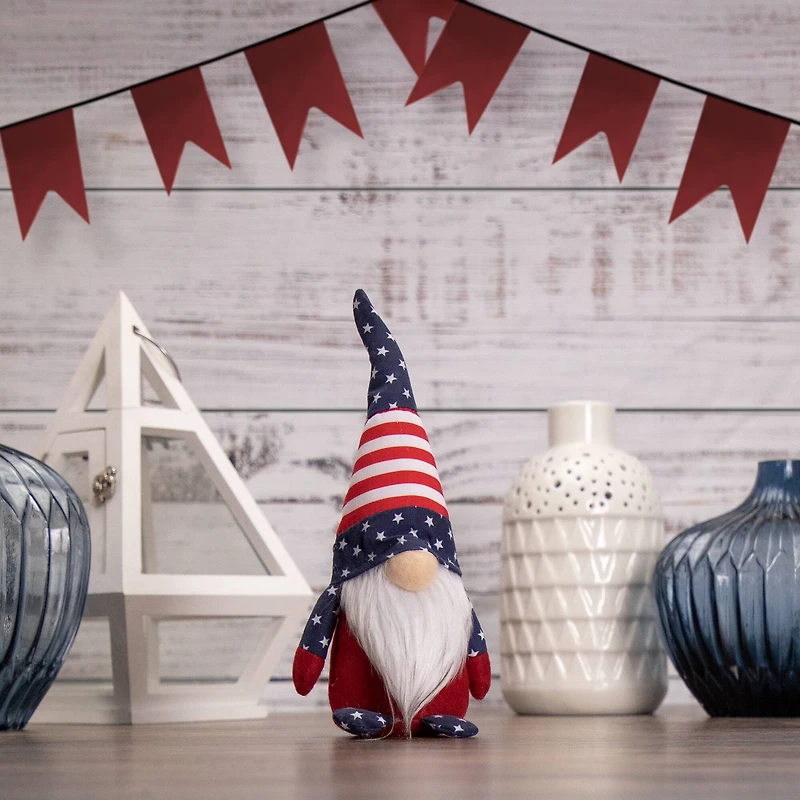 9.5" Patriotic Flag 4th of July Americana Gnome