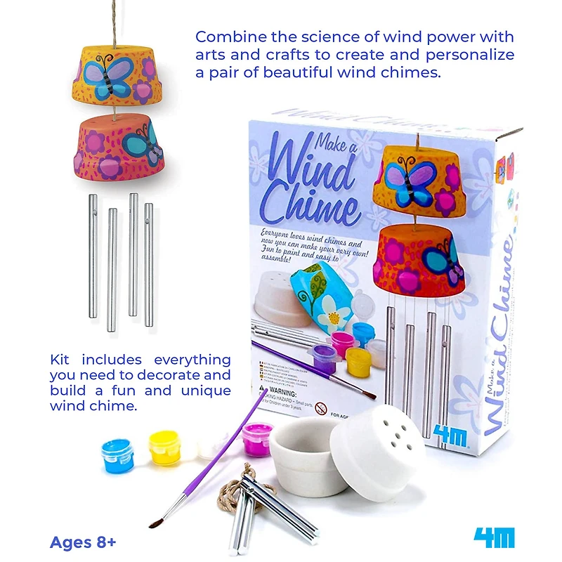 Toysmith 4M Make A Wind Chime Craft Kit