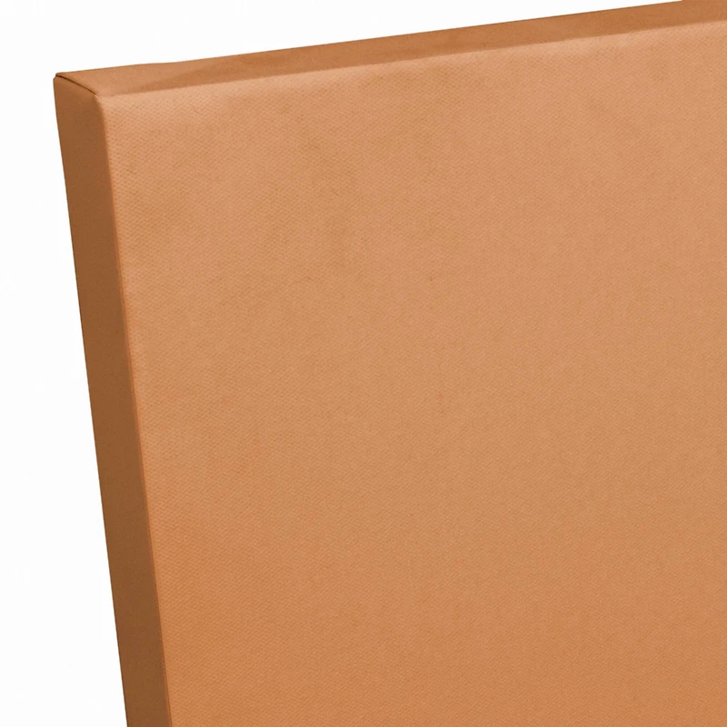 Orange & White Stripes Grateful Fall Canvas Wall Art