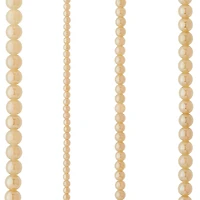 12 Pack: Champagne Silverite Round Glass Beads by Bead Landing™