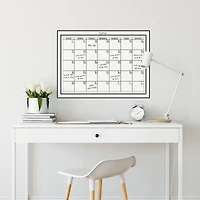 WallPops White Monthly Dry Erase Calendar, 2ct.