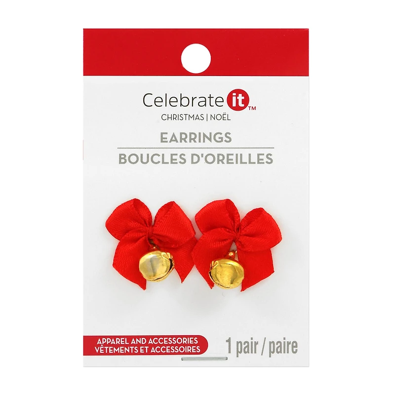 Bow & Bell Earrings by Celebrate It™