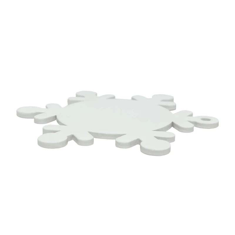 3.5" DIY Whitewashed Plywood Snowflake Ornaments, 12ct. by Make Market®