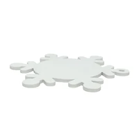 3.5" DIY Whitewashed Plywood Snowflake Ornaments, 12ct. by Make Market®