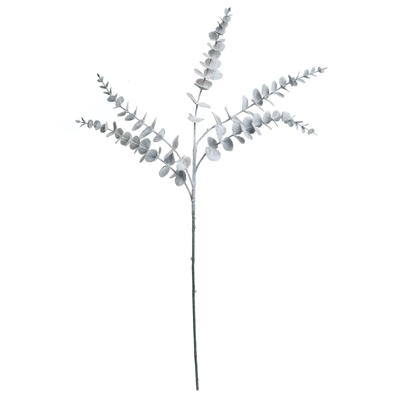 30" Frosted Glitter Eucalyptus Stem by Ashland®