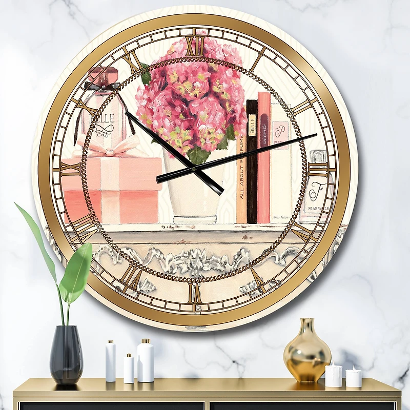 Designart Chic Glam Closet IV Glam Wall Clock