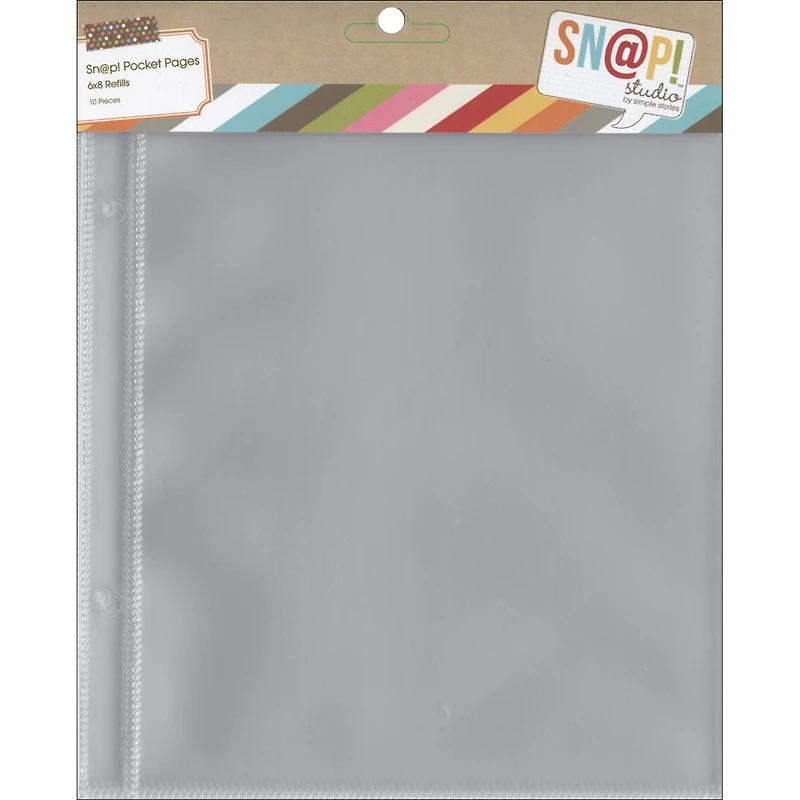 Simple Stories Sn@p!™ Pocket Pages for 6" x 8" Binders, 10ct.