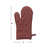 Hello Honey® Woven Linen & Cotton Waffle Hot Pad Mitt