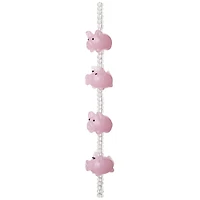 Pink Pig Glass Lampwork Beads, 20mm by Bead Landing™