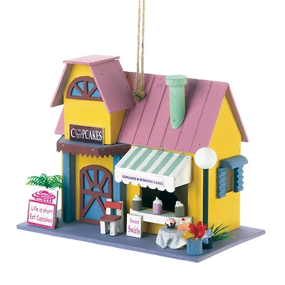 8'' Cute Cupcake Bakery Birdhouse