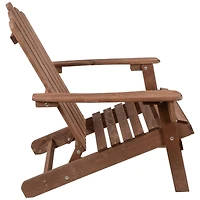 36" Classic Folding Wooden Adirondack Chair
