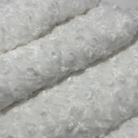 Feldman Optic White Swirl Faux Fur Mink Fabric