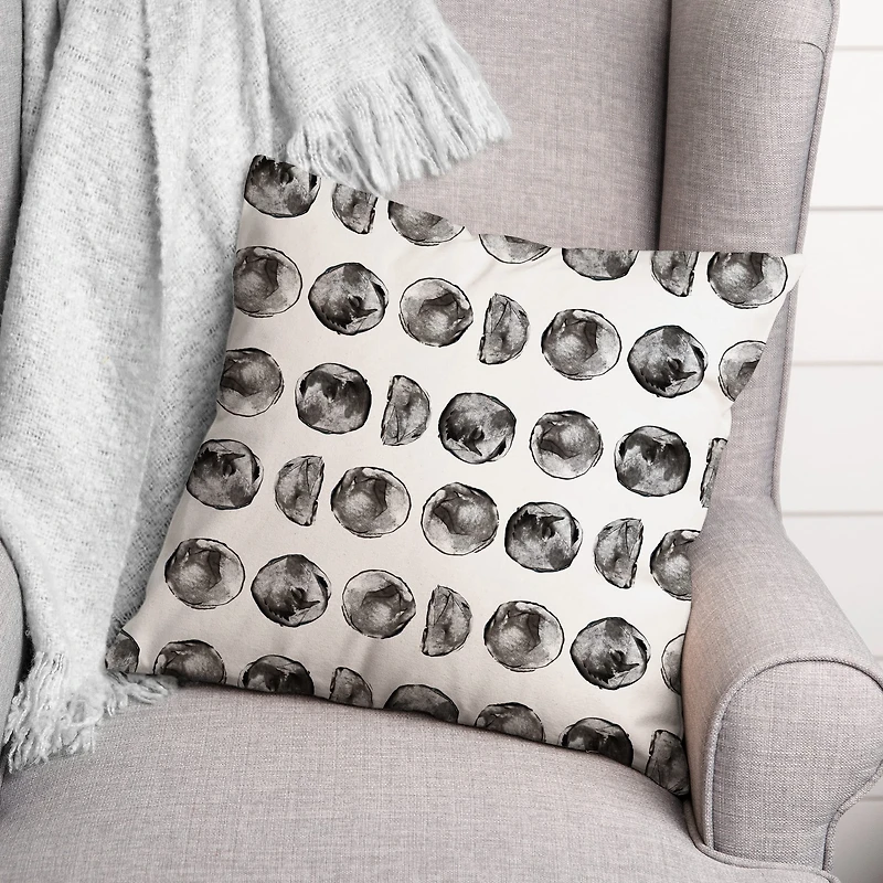 Moon Phases Pattern 18" x 18" Throw Pillow