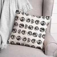 Moon Phases Pattern 18" x 18" Throw Pillow