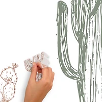 RoomMates Mr. Kate Hand-Drawn Cactus Peel & Stick Wall Decals