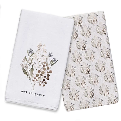 Act in Grace Tea Towel Set