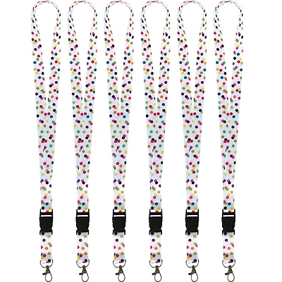 Teacher Created Resources Confetti Lanyard, 6ct.