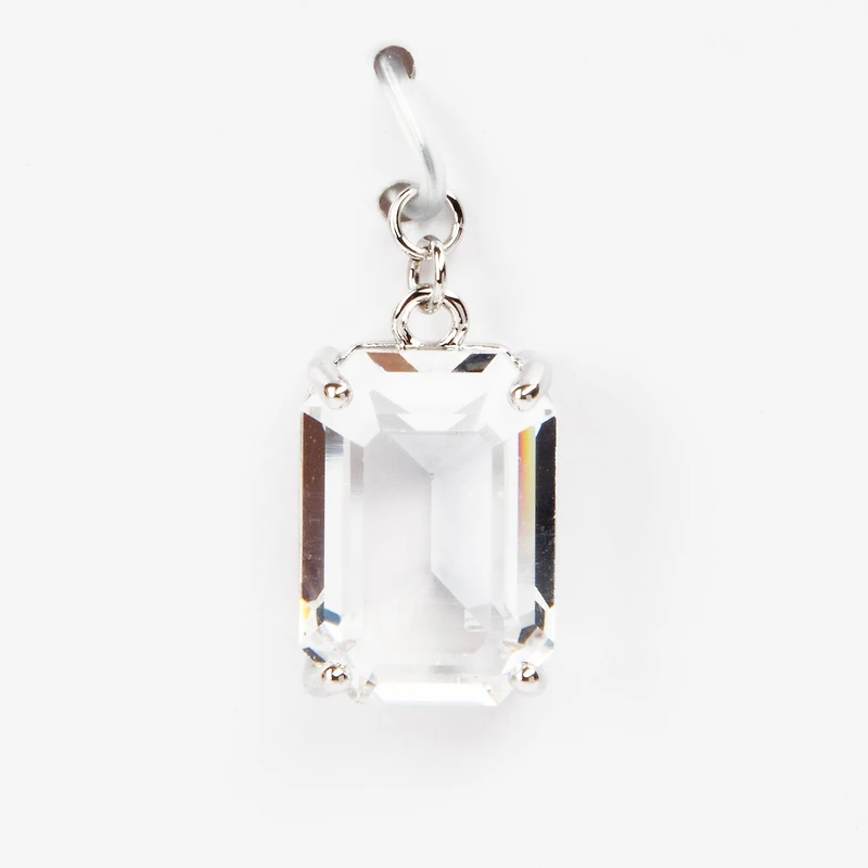 Clear Austrian Crystal Emerald Cut Charm by Bead Landing™
