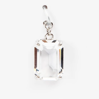 Clear Austrian Crystal Emerald Cut Charm by Bead Landing™