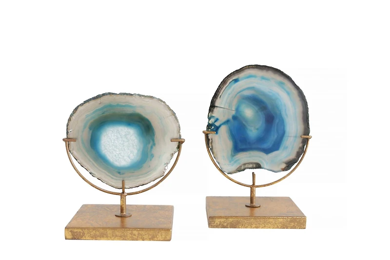 Hello Honey® Blue Agate Decor on Stand