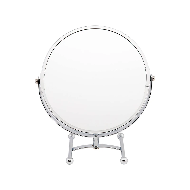Home Details 7" Chrome 5X Magnification Dual Sided Vanity Mirror