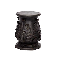  Design Toscano® 19" Green Bronze Classic Peacock Statuary Pedestal