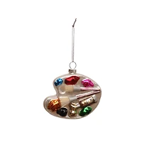 3.75" Paint Palette Glass Ornament by Ashland®