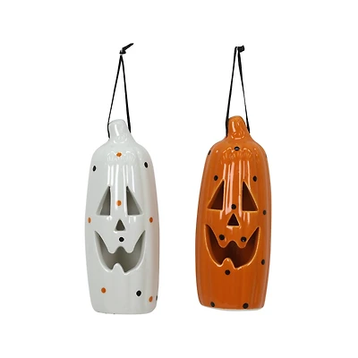 Assorted 5.5" Dotted Ceramic Pumpkin Ornament, 1pc. by Ashland®