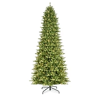 12ft. Pre-Lit Slim Fraser Fir Artificial Christmas Tree, Clear Lights