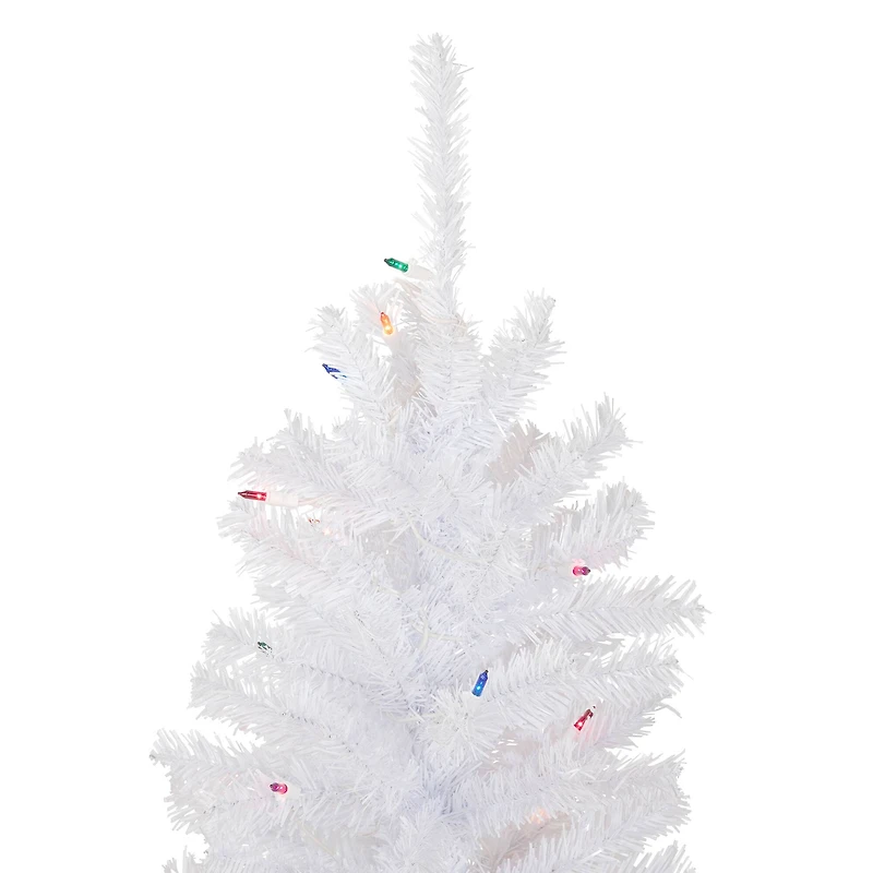 4ft. Pre-Lit Woodbury White Pine Artificial Christmas Tree