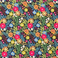 SINGER Blooms & Greenery Cotton Fabric